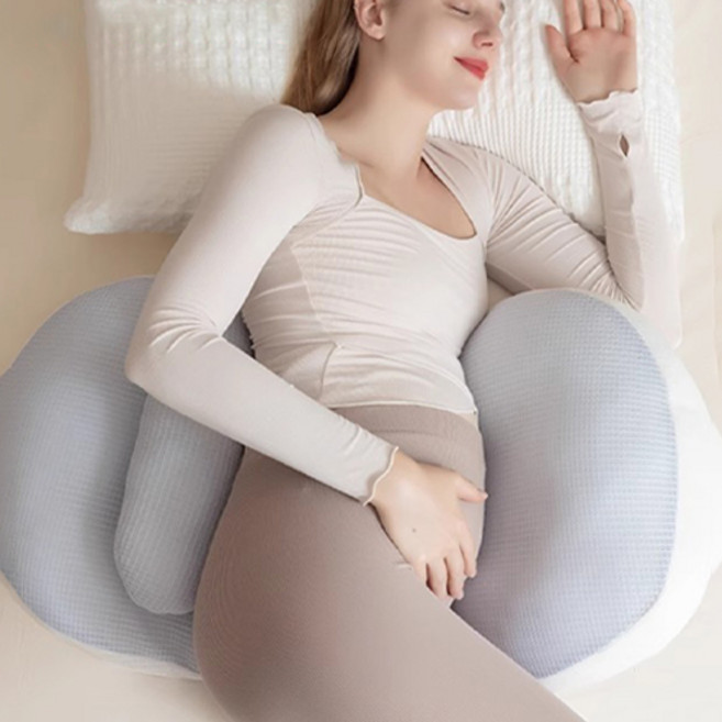 그리에티 인체공학 임산부 바디필로우 베개, 그레이