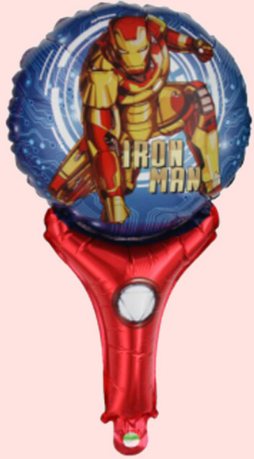 [예쁨주의지호] HR_히어로풍선모음 / 스파이더맨풍선/ 어벤져스/남아풍선/ 헐크/스파이더맨/아이언맨/배트맨 /손풍선, HR_(손풍선)_아이언맨
