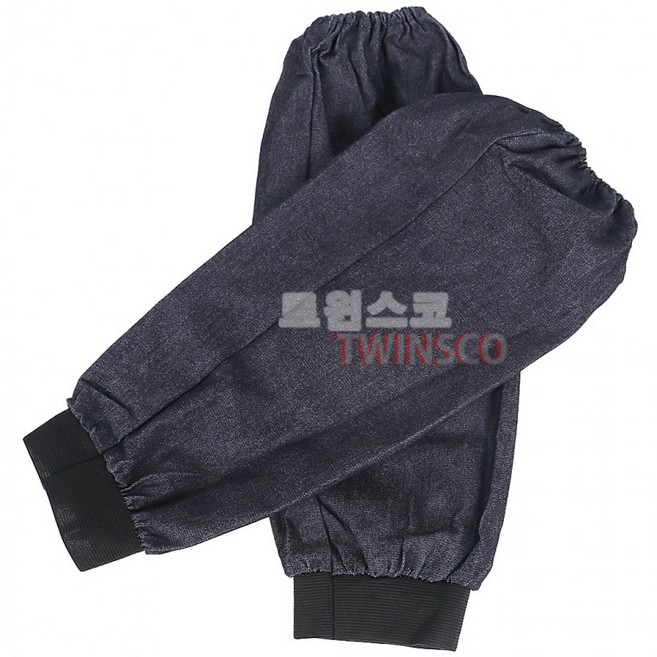 작업용 청토시 2개 1조/ 팔토시 팔목보호 검정토시, 상세페이지 참조