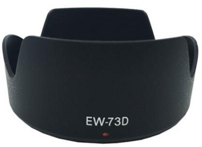 EW-73D 리버서블 플라워 렌즈 후드 캐논 EF-S 18-135mm USM 카메라 커버 프로텍터 67mm ew, 한개옵션0, 1개