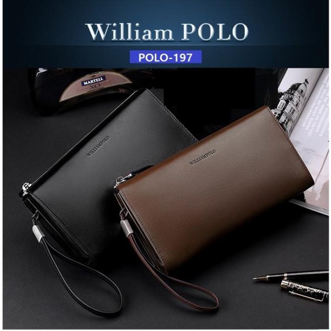 윌리엄폴로 WilliamPOLO 남성클러치백 남자 손가방 맨스백 소가죽 197