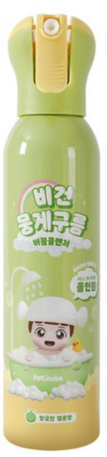 쁘띠누베 비건 뭉게구름 버블 클렌저 멜론, 250ml, 4개