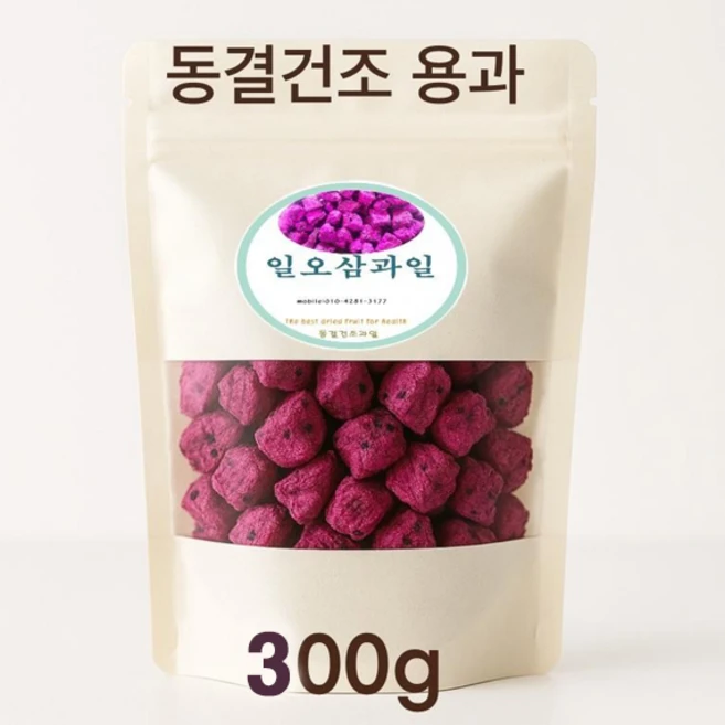일오삼과일 동결건조용과칩 300그램, 1개, 300g - 쿠팡