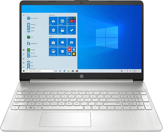 HP 15.6인치 풀 HD 터치 스크린 노트북 AMD 라이젠 7 4700U 8GB 메모리 512GB SSD 윈도우 10 홈 내추럴 실버, 8GB | 512GB SSD