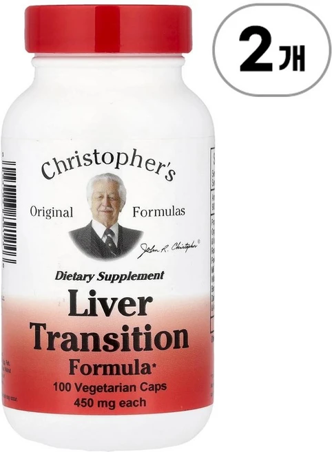 크리스토퍼 오리지널 리버 & 갤블래더(간 및 담낭) 포뮬러 Christopher's Original Formulas Liver & Gallbladder Formula 100정, 2개 - 쿠팡