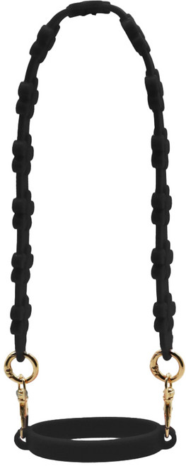 나이스오프 텀블러 플라워 홀더 스트랩 스탠리 스타벅스 호환, 1개, 플라워 블랙