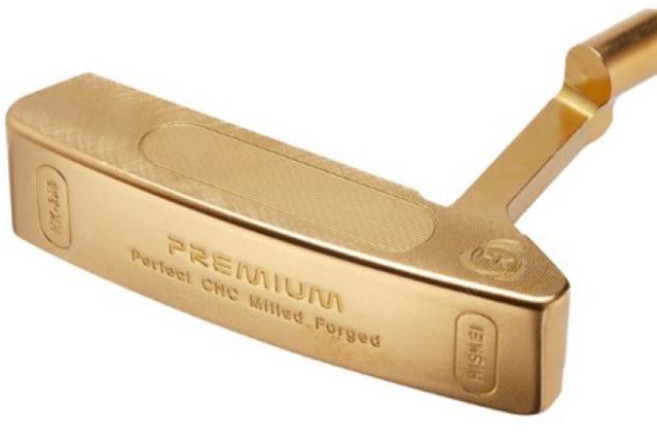 지브이골프 히스케이 HISKEI 골드 CNC 밀링 퍼터 골프클럽 33.5, HK-350