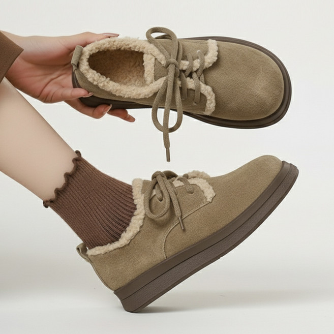 스토리원 여성 겨울 털 방한화 스니커즈 운동화 SH-WLF-H2