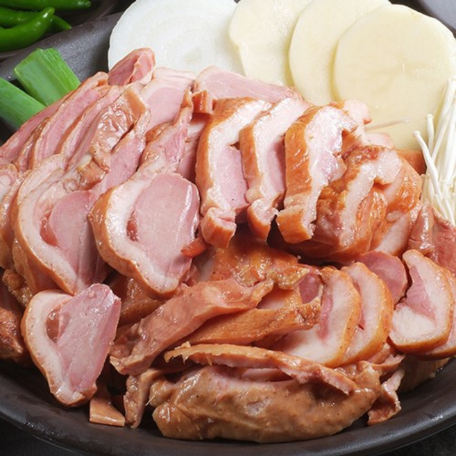 청림농원 유황사료를 먹여 키운 오리고기 훈제슬라이스 1kg, 1개