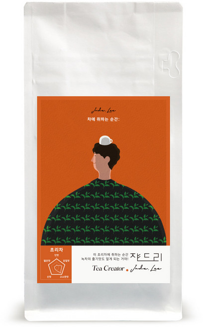 쟈드리 초리차(호우지차) 파우치 잎차-50g 티백-12t, 50g, 1개, 12개입, 티백형 파우치