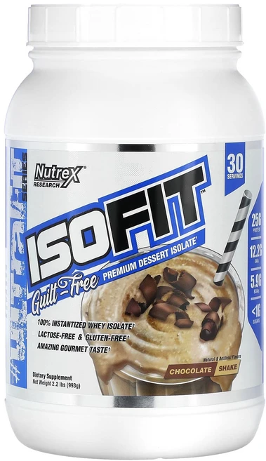 뉴트렉스리서치 분리유청단백질 WPI ISOFIT 초콜릿 쉐이크 993g, 1개 - 쿠팡