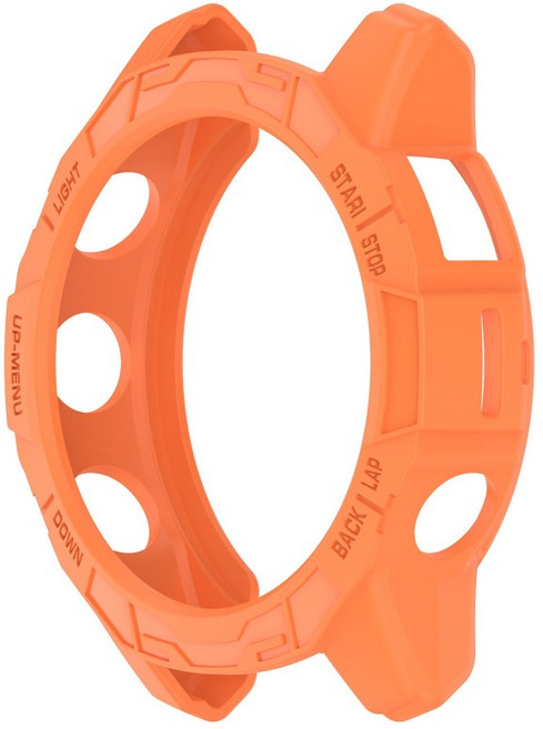 Garmin Descent Mk3i 51mm 스마트 시계 밴드 TPU 실리콘 커버 Mk 3i 범퍼 보호 쉘 액세서리 용 보호 케이스, 01 Orange