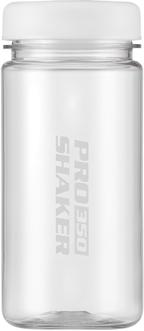 프로쉐이커 트라이탄 쉐이크 보틀 헬스 프로틴 물통, 350ml, 클리어화이트, 1개