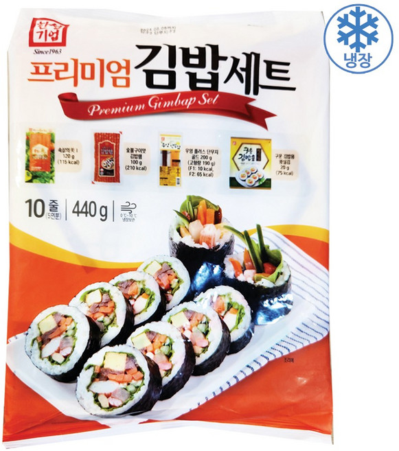 한성기업 프리미엄 김밥패키지 440g, 1개