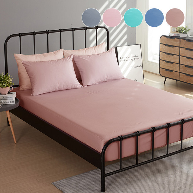 국산 순면 내츄럴 침대커버 슈퍼싱글SS