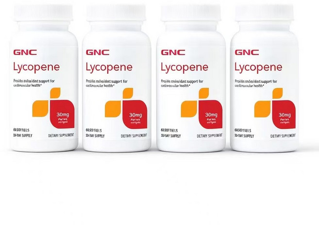 GNC 리코펜 30mg 소프트젤, 60정, 4개