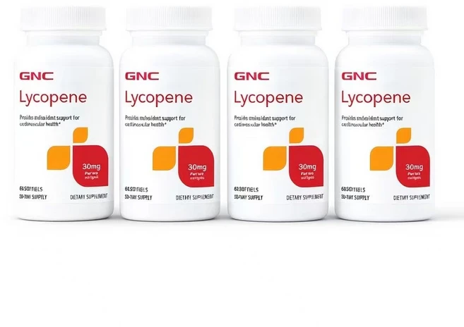 GNC 리코펜 30mg 소프트젤, 60정, 4개 - 쿠팡