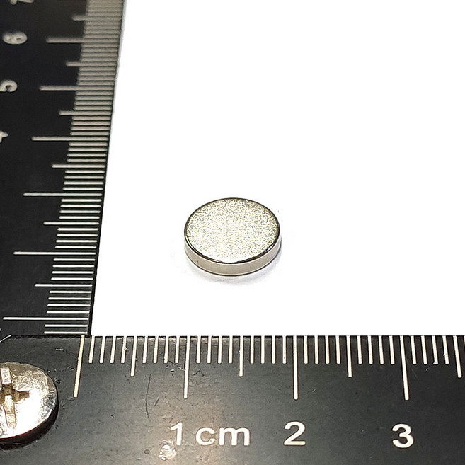 磁之超市 超強力磁鐵 燒結釹鐵硼 圓形小磁鐵 辦公室、居家兩用 公司貨附發票, 1個, D10x2mmT