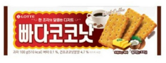 롯데웰푸드 빠다코코낫 로스티드 갈릭 버터, 3개, 100g