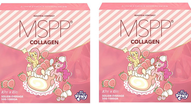 美神契約 MSPP 膠原蛋白 草莓牛奶口味, 10g, 2套