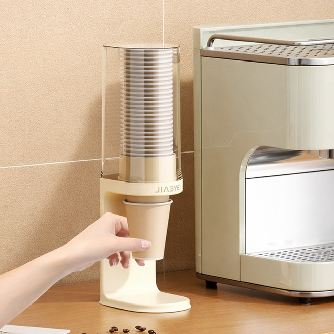 블레오 일회용 종이컵 디스펜서 스탠드, 밀크, 1개