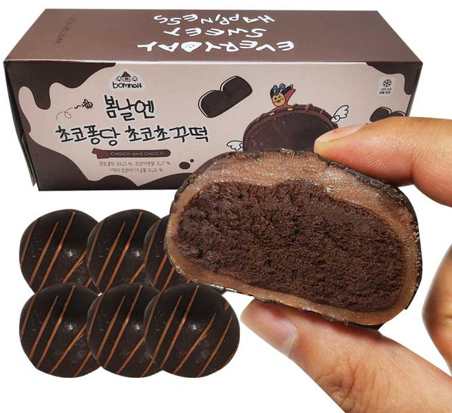 초코퐁당 초코맛 초코초꾸떡 떡 간식 70g, 1세트, 420g