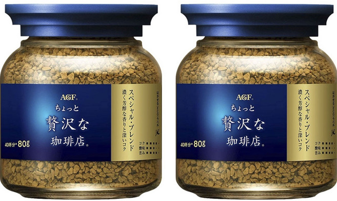 AGF 조금 사치스러운 커피점 스페셜 블랜드, 80g, 2개, 1개입