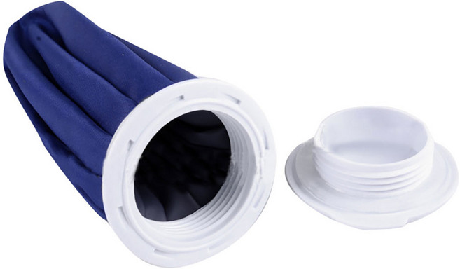 리빙미 휴대용 냉 온 얼음 주머니 중형, 1개, 네이비