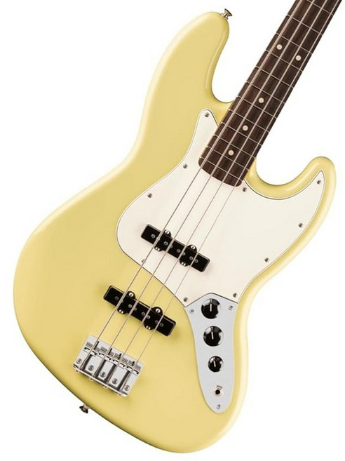 Fender 펜더 일렉트릭 베이스 Player II Jazz Bass® Rosewood Fingerboard Hialeah Yellow 소프트케이스 포함, 1개, 상세페이지 참조, 상세페이지 참조