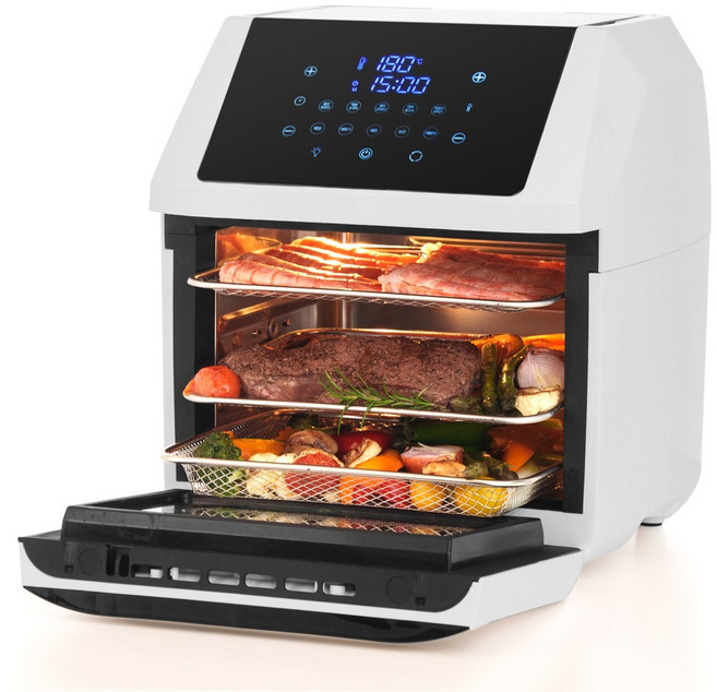 리빙웰 올스텐 에어프라이어 대용량 12리터, 화이트, AF1012