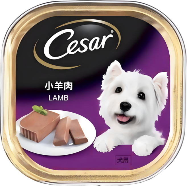 Cesar 西莎餐盒，火雞肉蔬菜口味，天然食材無添加，小型犬老犬適用, 羊, 100g, 1罐