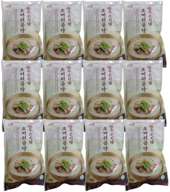 고기명가 한우 곤지암 소머리곰탕 700g, 12개