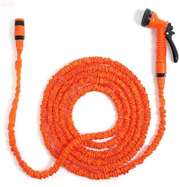 비비의잡화점 고압 매직호스 15M 오렌지 고압세차호스