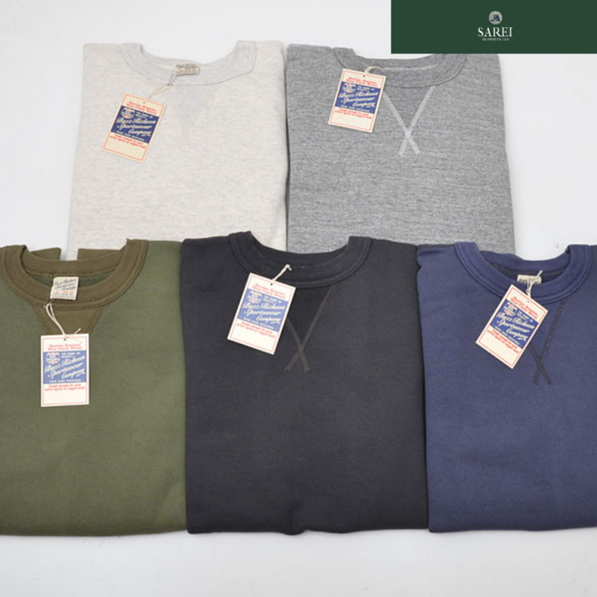 버즈릭슨 무지 맨투맨 스웨트 남성 크루넥 티셔츠 BR65622