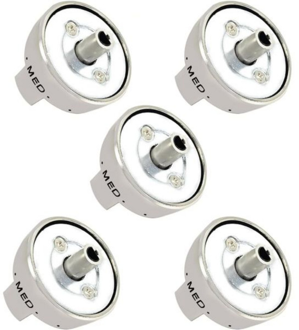 삼성 스토브 가스 오븐 부품용 5pcs 레인지 표면 버너 제어 다이얼 노브 DG94-00945A, 삼성 스토브 가스 오븐 부품용 5pcs 레인지 표면 버