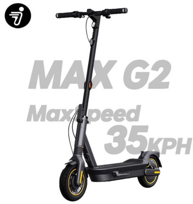 나인봇 접이식 고성능 전동 킥보드 MAX G2 1000W, 1개