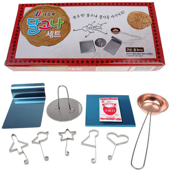 네쥬루 달고나세트 + 식소다서비스, 국산 달고나 풀세트 + 식소다서비스, 1개