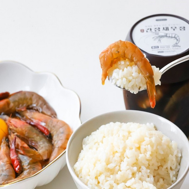 간장 양념 새우장 국내산 생새우 활새우 수제양념, 1개, 1kg