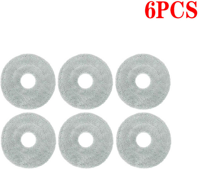 호환 dreame 호환 L10s Pro Ultra 액세서리 고무 메인 사이드 브러시 걸레 먼지 봉투 필터 로봇 진공 청소기 교체 부품, 6pcs 2, 1개