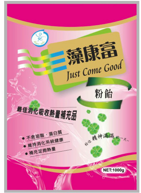 藻康富 粉飴 1Kg/袋 熱量補充 全素可食, 1個