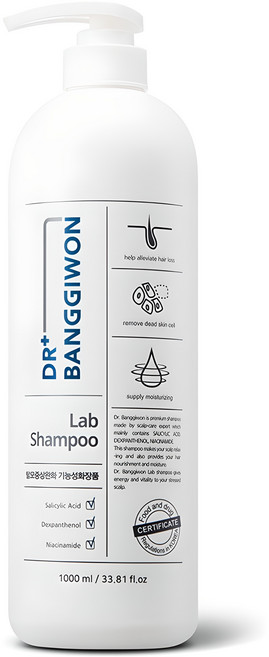 닥터방기원 랩 탈모 증상 완화 샴푸, 1L, 1개