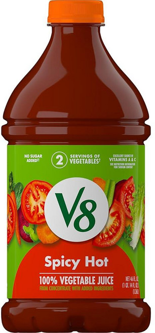 V8 오리지널 100프로 야채 주스 토마토 주스 블렌드 230230, 46 Fl Oz (Pack of 1), 1개, 1.3L
