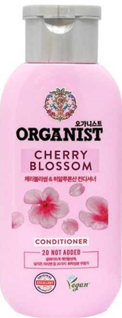 오가니스트 내추럴 수분 컨디셔너 체리블라썸향, 200ml, 2개