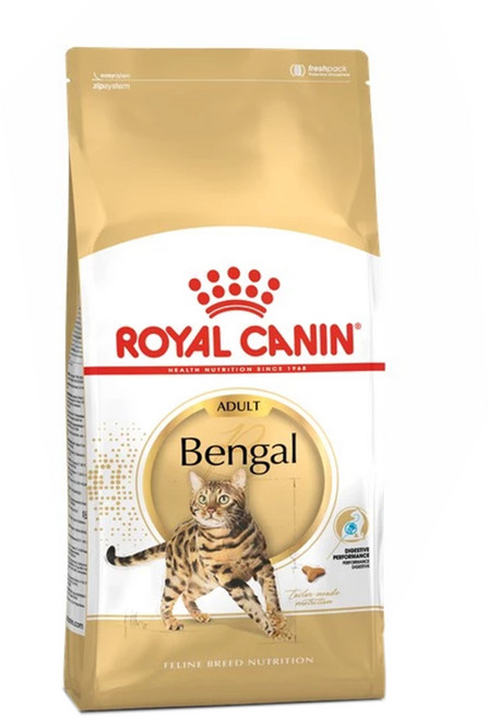 Royal Canin 皇家寵物食品 豹貓成貓專用乾糧, 2kg, 1包, 豹成貓BG40