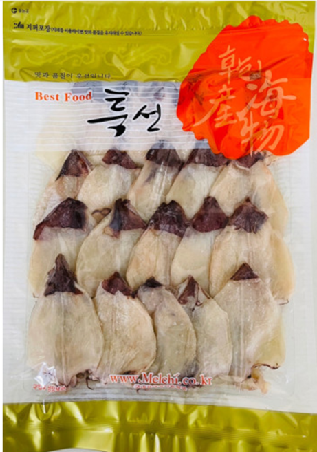 [특선건어물] 반건조 한치 부드러운 한치 우유빛한치 안주 업소용, 1개, 한지(중) 400g