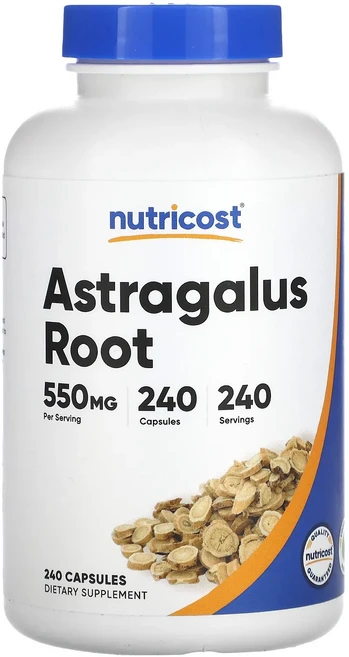 Nutricost 황기 뿌리 550mg 캡슐 240정, 1개 - 쿠팡