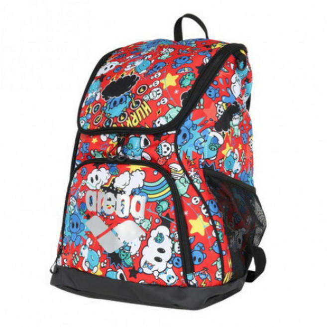 아레나 남여공용 수영가방 AS6SBP31U RDSL 35L 스포츠백팩 26SS, 1개, 레드x실버