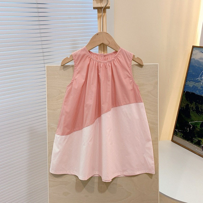 萱寶媽咪baby童裝館 女童夏季無袖洋裝