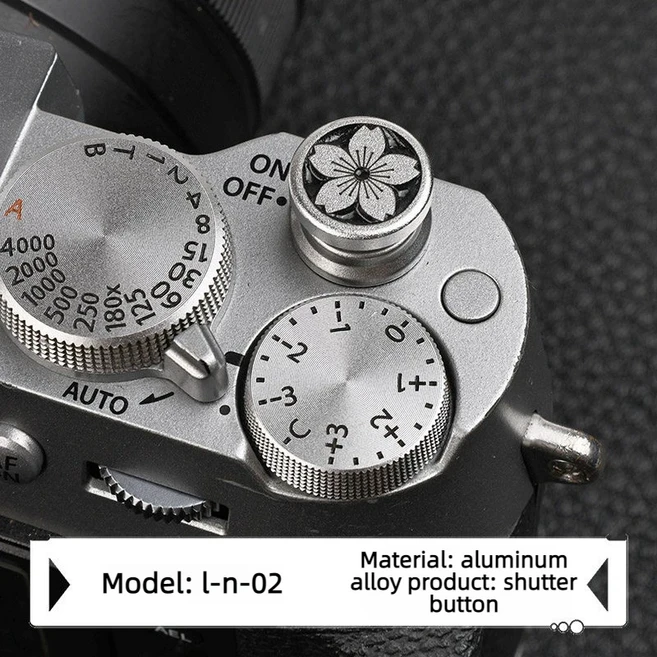 카메라 핫슈 커버 Fuji xt5 x100v에 적합 장식용 셔터 크리에이티브 액세서리 Nikon z50 xs20 금속 먼지, 04 2