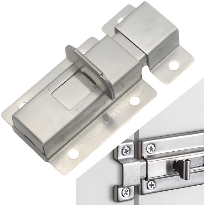 원터치잠금장치 스텐걸고리 걸쇠 54mm GOK14, 1개